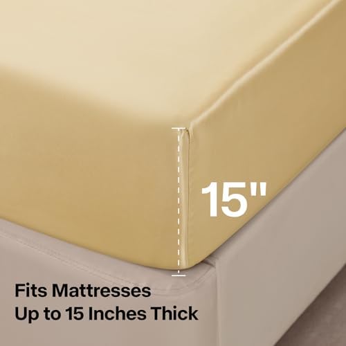 BEDELITE Satin Sheets Twin XL Size Bed Set, 3 Pieces - Image 5