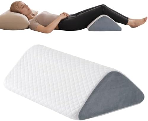 Knee Wedge Pillow 6.3'' for Post-Surgery Recovery-Leg Elevation Support for by Ganondorf