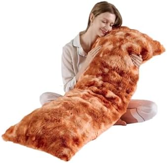 20"x54"Luxury Shaggy Faux Fur Body Pillow Cover, Bubble Fluffy Plush Bed Body by Animebody