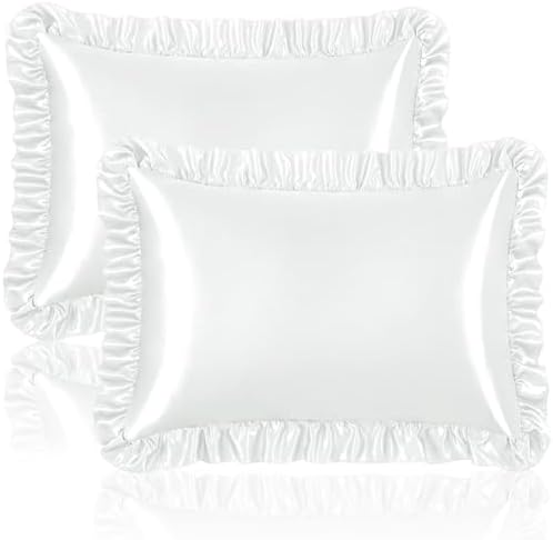 Homiest Ruffle Satin Pillowcase by Homiest