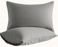 King Pillow Cases, 2 Pack, 20x40 in, Microfiber, Smoke Grey by Aerlomi