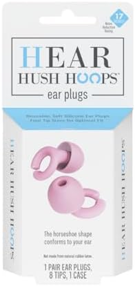 Hush Hoops Reusable Noise Reducing Ear Plugs, NRR 17, 1 Pair - Image 6