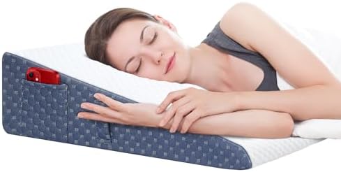 Welzona Wedge Pillow for Sleep Apnea, 7.5inch Bed Wedge by WelzonaDirect