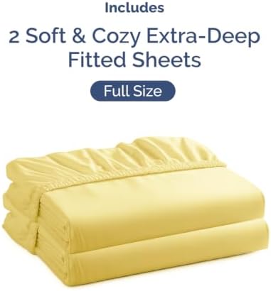 CGK Linens 2 Pack Extra Deep Full Fitted Sheets - Image 4