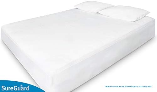 SureGuard Smooth Waterproof Mattress Protector, Queen Size Mattress Cover - Image 5
