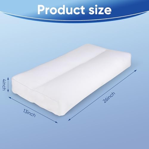 MINUPWELL Knee Pillow for Side Sleepers, 100% Cotton Fabric Pillow for Between - Image 5