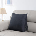 Triangular Reading Pillow with Side Pocket, Backrest Support Cushion by Unknown