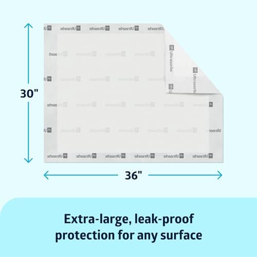 Medline Ultrasorbs Drypads, Super Absorbent Disposable Bed Pads, Large - Image 2
