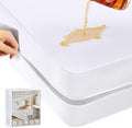 Twin Mattress Protector Zippered Waterproof by QUWOU