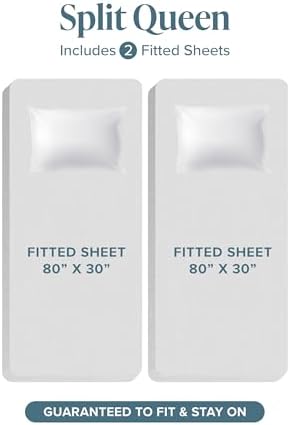 Bare Home Split Queen Sheet Set - Image 3
