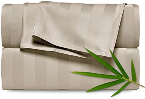 Pure Bamboo Twin Sheets, Genuine 100% Organic Viscose Derived from Bamboo Bed by PureBamboo