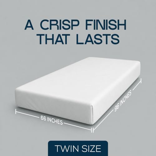 Bulk 24-Pack Twin Flat Sheet Only, Hotel Top Sheet - Image 2
