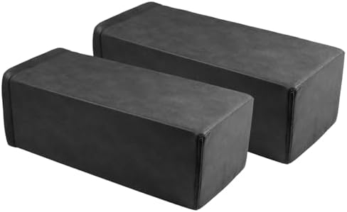 2 Pack Couch Arm Rest Pillow, High Density Foam Armrest Cushion, Removable & by MMuteTouch