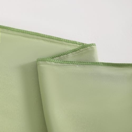 NTBAY Standard Satin Pillowcases, Sage Green - Image 5