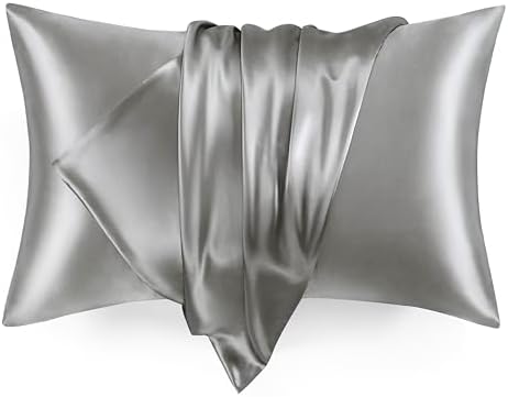 Love's cabin Satin Pillowcase Set of 2 King Size 20x36, Cooling Pillow Covers by Lovescabin