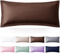 Homiest Chocolate Brown Pillow Shams Body Size, 2-Inch Flange by Homiest