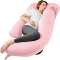 Cooling Pregnancy Pillows for Sleeping, Light Pink by SASTTIE