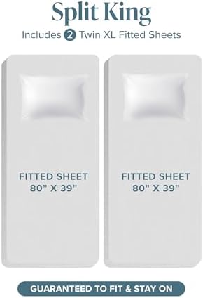 Bare Home Split King Sheet Set - Image 2