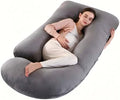 Pregnancy Pillow for Sleeping, Soft 57“ Full Body Maternity Pillow, U Shaped by EZMOM