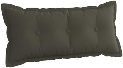 WOWMAX Headboard Pillow Twin Dorm Bolster Reading Pillow by WOWMAX