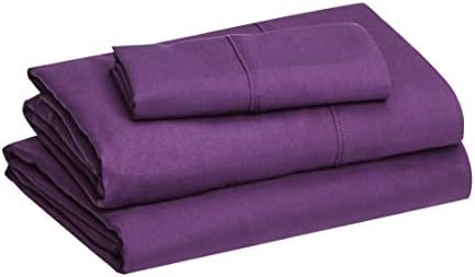 Amazon Basics Lightweight Super Soft Easy Care Microfiber 3 Piece Bed Sheet Set - Image 2