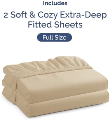 CGK Linens 2 Pack Extra Deep Full Fitted Sheets - Image 4