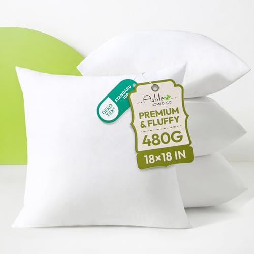 Ashler 18x18 Pillow Inserts by AshlerHomeDeco