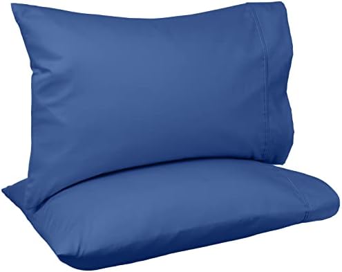 Amazon Basics 400 Thread Count 100% Cotton Pillow Cases, Soft & Breathable by AmazonBasics