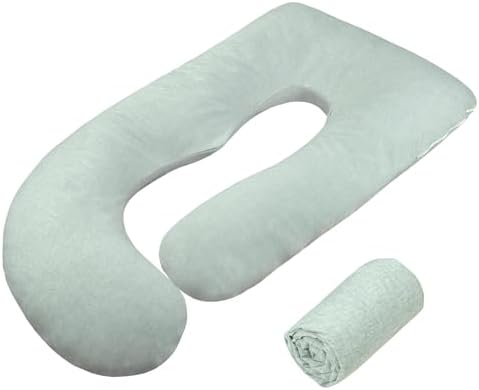 TANOFAR Pregnancy Pillow Cover J Shaped, Super Soft Pillowcase Replacement Cover by TANOFAR