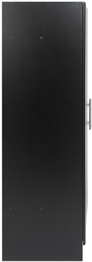 Pemberly Row 32" Contemporary Wardrobe Cabinet in Black