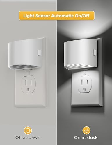 L LOHAS LED Night Lights Plug into Wall, Dimmable Night Light 2 Pack - Image 3