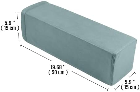 2 Pack Couch Arm Rest Pillow, High Density Foam Armrest Cushion, Removable & - Image 6