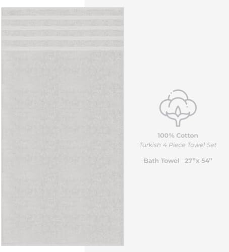 American Soft Linen 100% Cotton Luxury Turkish Towels, 4 PC Bath Towel Set - Image 4