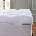 QUEEN ROSE Mattress Topper King Size, Extra Thick Cooling Pillow Top by QUEENROSE