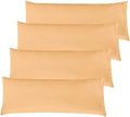 Elegant Comfort 4-PACK Solid Pillowcases 1500 Premium Hotel Quality Microfiber by ELEGANTCOMFORT