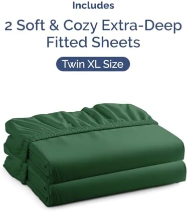CGK Linens 2 Pack Extra Deep Twin XL Fitted Sheets - Image 4