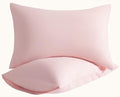 King Pillow Cases, 2 Pack, 20x40 in, Microfiber, Light Pink by Aerlomi