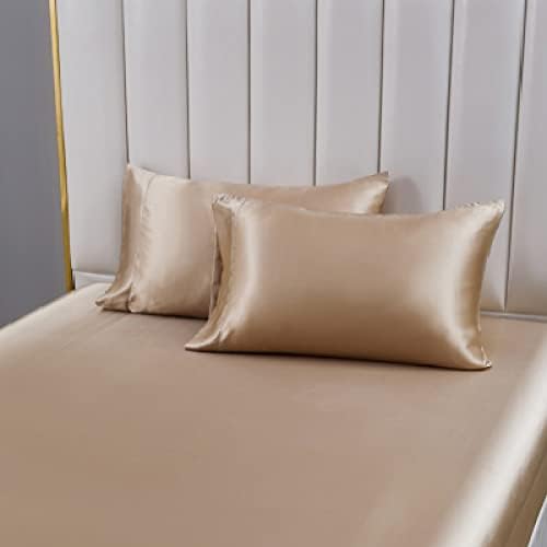 Satin Pillowcases Set of 2, Standard Size Cooling Pillow Cases - Image 6