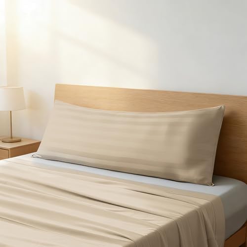 100% Egyptian Cotton Body Pillow Cover Long Pillow Case - Image 4
