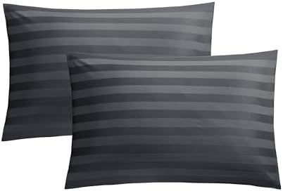100% Cotton Zippered Pillow Protectors Queen Size by ShunjieHome