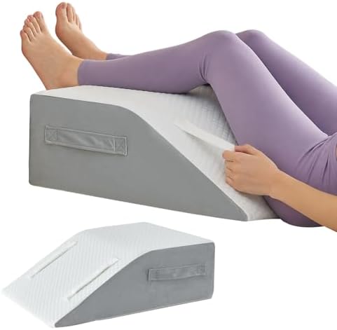 Yojoker Leg Elevation Pillow Blood Circulation, Memory Foam Wedge Pillow by Yojoker