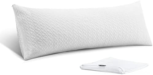 Rainmr Extra Firm Body Pillow 1.5cm Cubies Memory Foam – Pain Relief & Sleeping by RainmrBedding