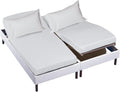 Cottingon 5 PC Split King Sheets Fits 16" Deep, Egyptian Cotton by COTTINGON