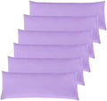 Elegant Comfort 6-PACK Solid Pillowcases 1500 Premium Hotel Quality Microfiber by ELEGANTCOMFORT