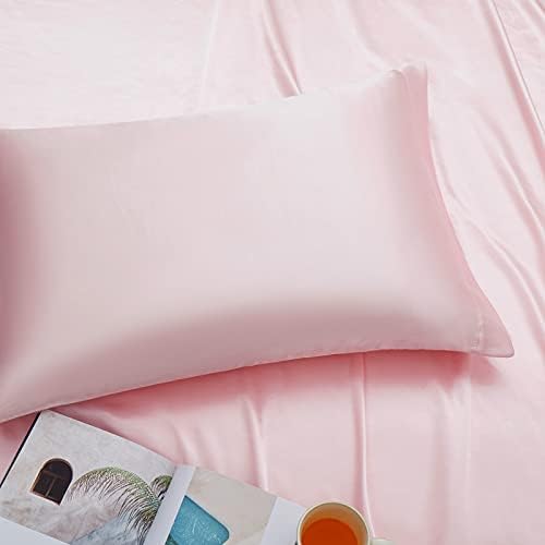 Ersmak Satin Pillowcase Standard Set of 4, Ultra Soft & Silky Satin Pillow Cases - Image 4