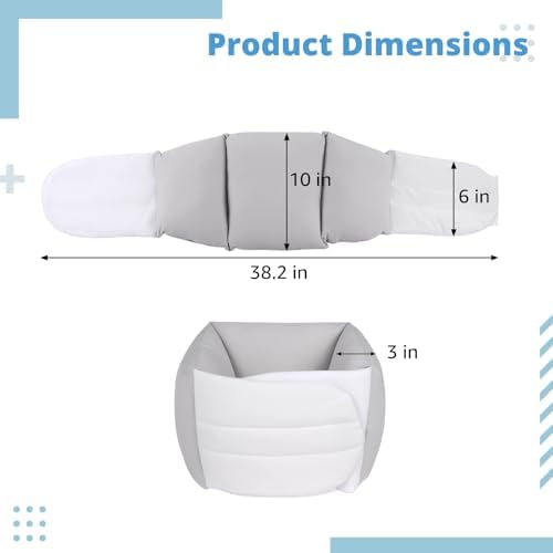 Lumbar Support Pillow for Sleeping, Adjustable Wrap-Around Cushion, Soft - Image 5