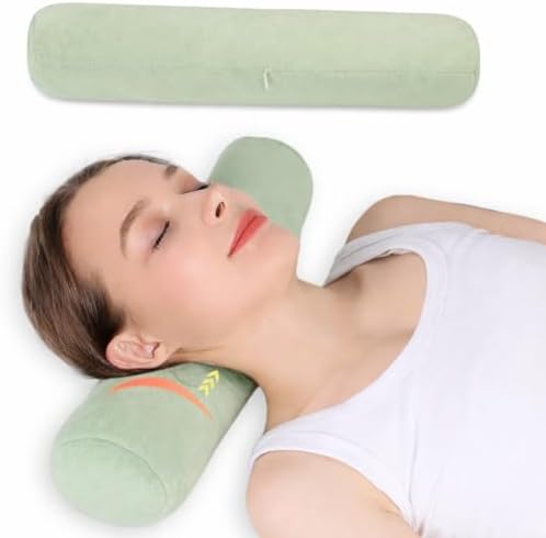 Neck Roll Pillow, Cervical Neck Pillow Bolster Pillow by AntiCellulite