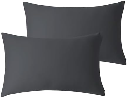 100% Cotton Zippered Pillow Protectors King Size by ShunjieHome