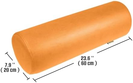 2 Pack Neck Roll Pillow, High-Density Foam Cylinder Bolster Pillow - Image 2
