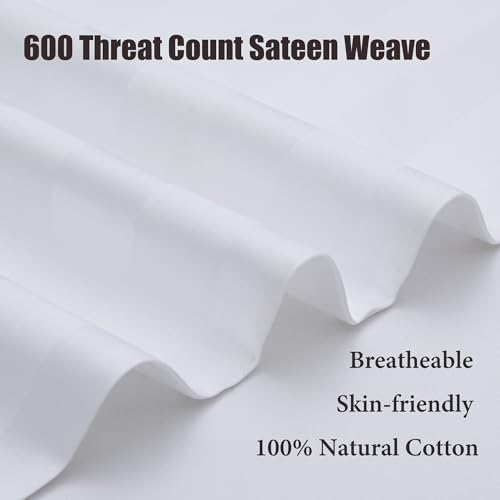 100% Cotton Zippered Pillow Protectors King Size - Image 4